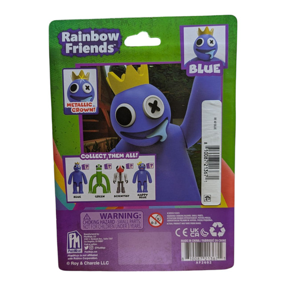 Roblox - Rainbow Friends - Blue Action Figure - Series 1 - Posable 5-inch Figure - Picture 5 of 5